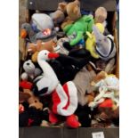 A quantity of Ty beanie babies.