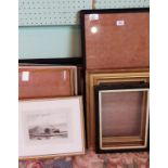 A collection of decorative picture frames (9).