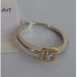A single stone diamond ring, the princes
