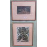 Two framed and glazed limited edition prints, 'Song Thrush' by Richard Bawden,