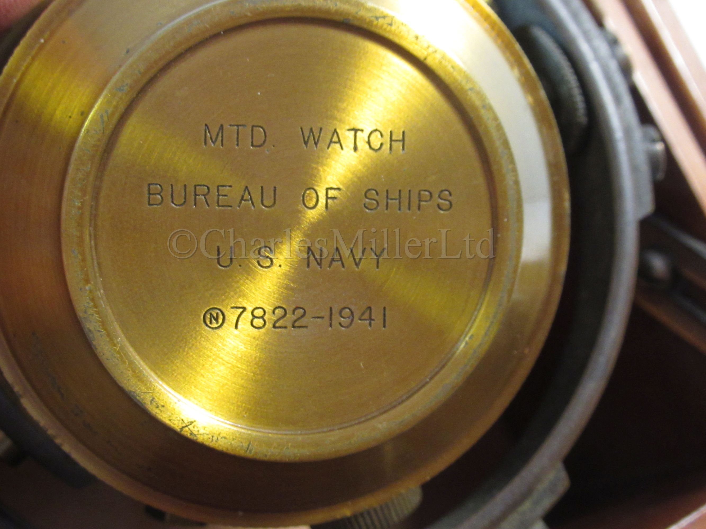 A HAMILTON MODEL 22 TWO-DAY DECK WATCH, CIRCA 1941 - Image 8 of 12