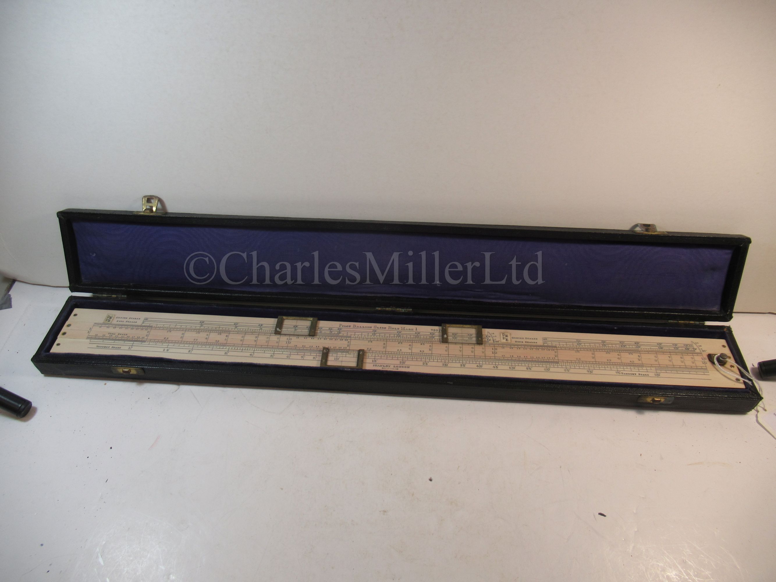 A RARE PILOT BALLOON SLIDE RULE BY STANLEY, CIRCA 1910 - Image 3 of 9