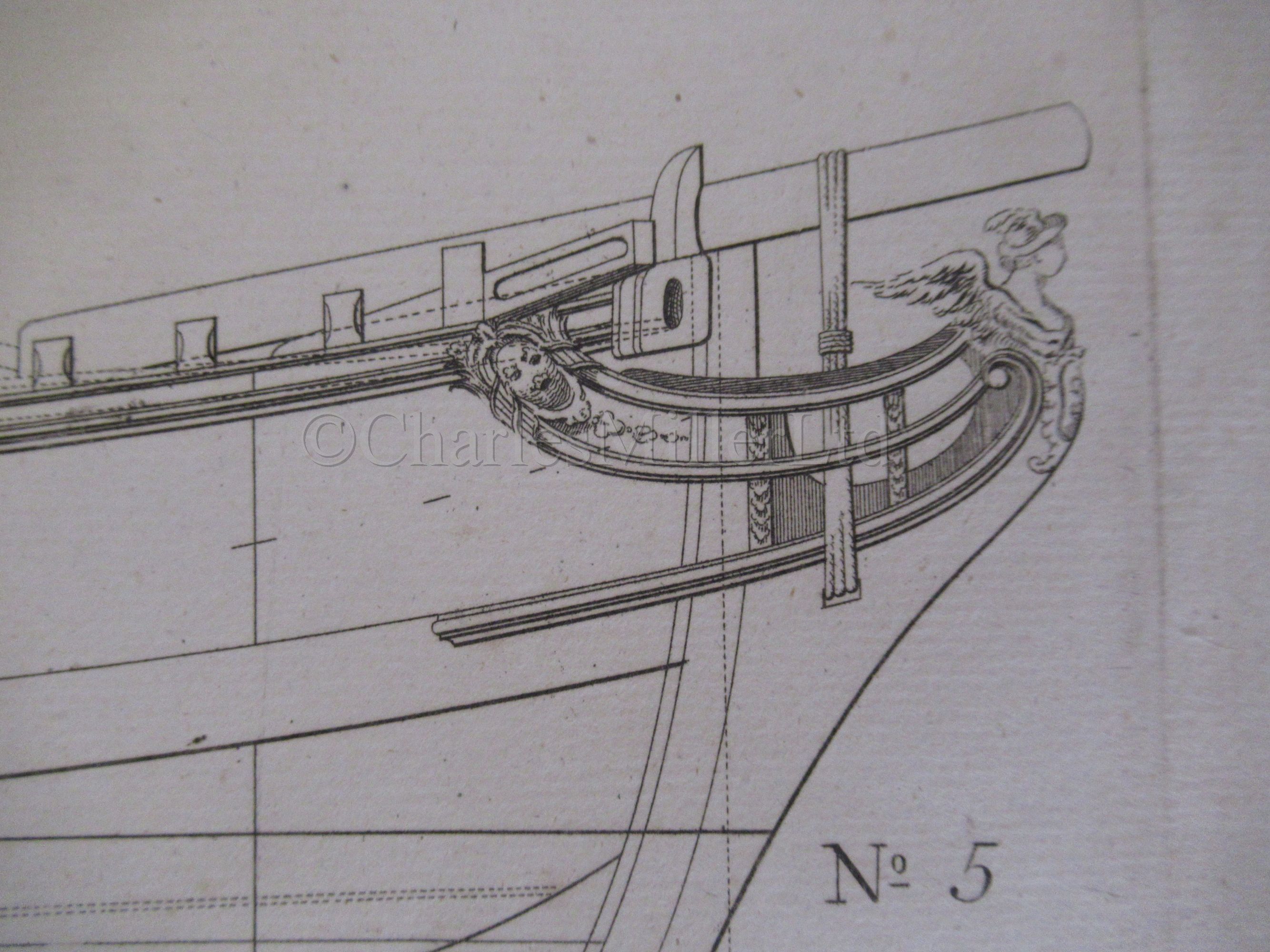 FREDERICK CHAPMAN: 'ARCHITECTURA NAVALIS MERCATORIA...' , FIRST EDITION, 1768; FREDRICK HENRIK - Image 17 of 28