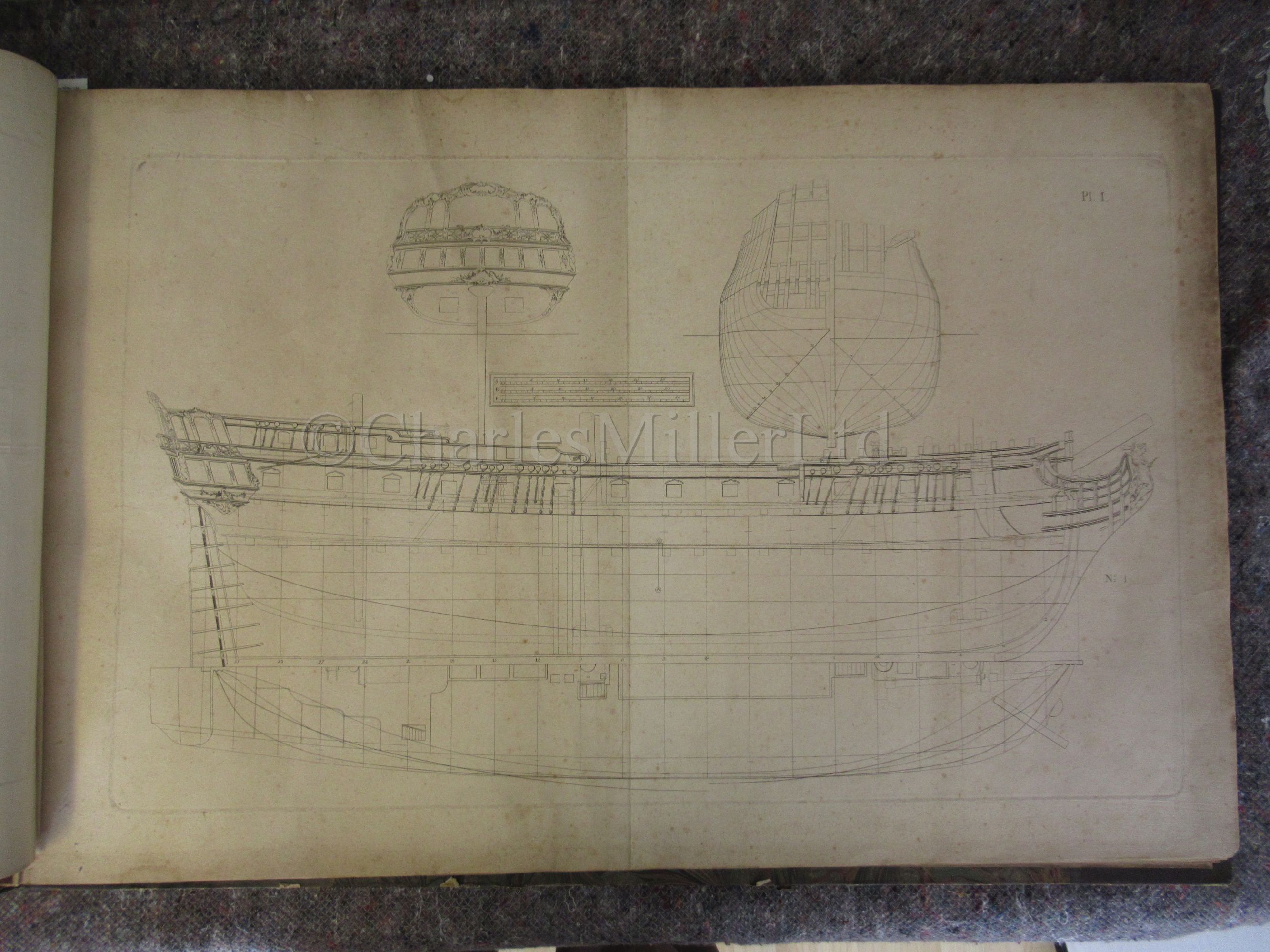 FREDERICK CHAPMAN: 'ARCHITECTURA NAVALIS MERCATORIA...' , FIRST EDITION, 1768; FREDRICK HENRIK - Image 7 of 28