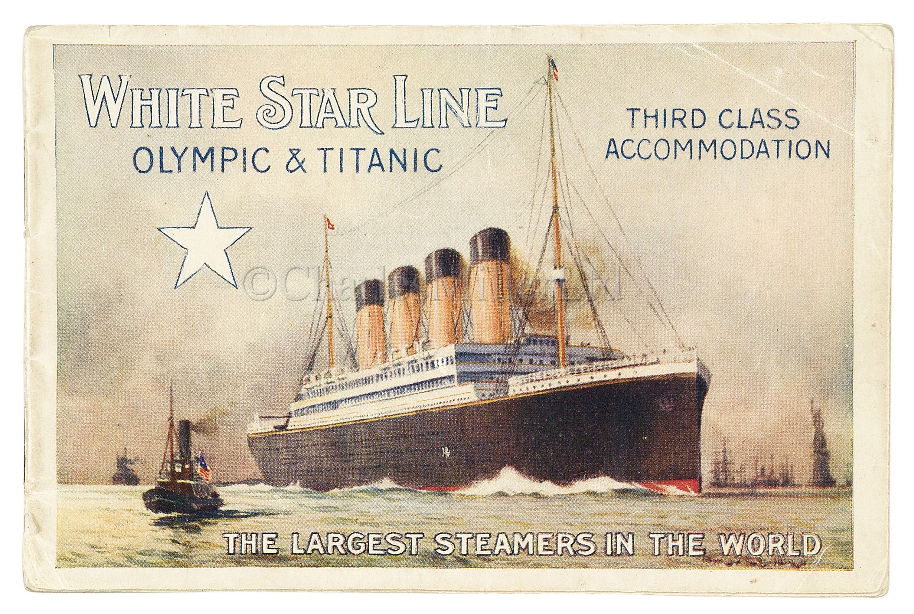 AN EXCEEDINGLY RARE TITANIC PROMOTIONAL BROCHURE