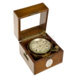 AN HISTORICALLY INTERESTING TWO-DAY MARINE CHRONOMETER BY T.H. KNOBLICH, HAMBURG, CIRCA 1900