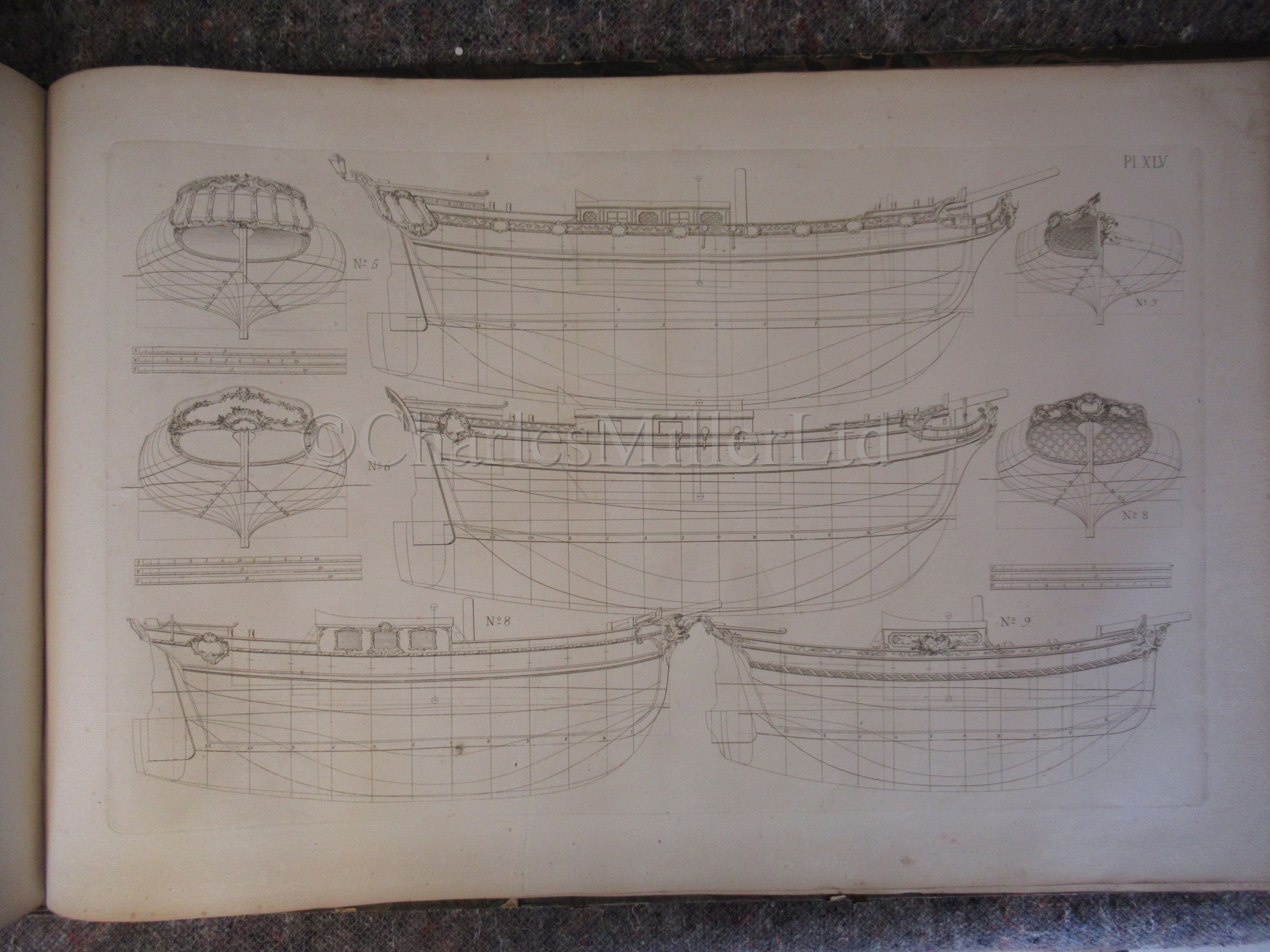 FREDERICK CHAPMAN: 'ARCHITECTURA NAVALIS MERCATORIA...' , FIRST EDITION, 1768; FREDRICK HENRIK - Image 14 of 28