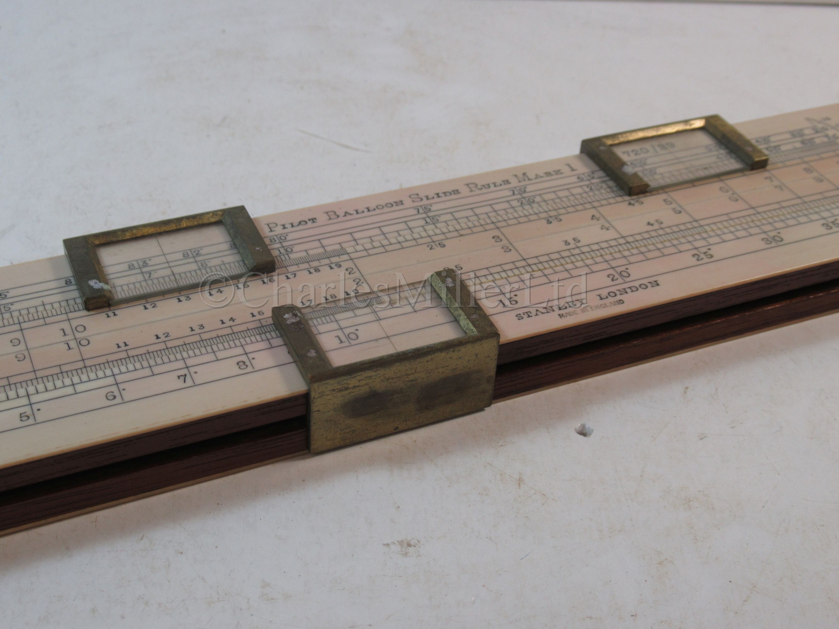 A RARE PILOT BALLOON SLIDE RULE BY STANLEY, CIRCA 1910 - Image 6 of 9