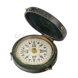 A POCKET COMPASS BY LEVY BROTHERS, LONDON, CIRCA 1870