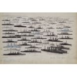 F.L. BLANCHARD (BRITISH, 19TH/20TH CENTURY): The Russian fleet, 2nd June, 1905