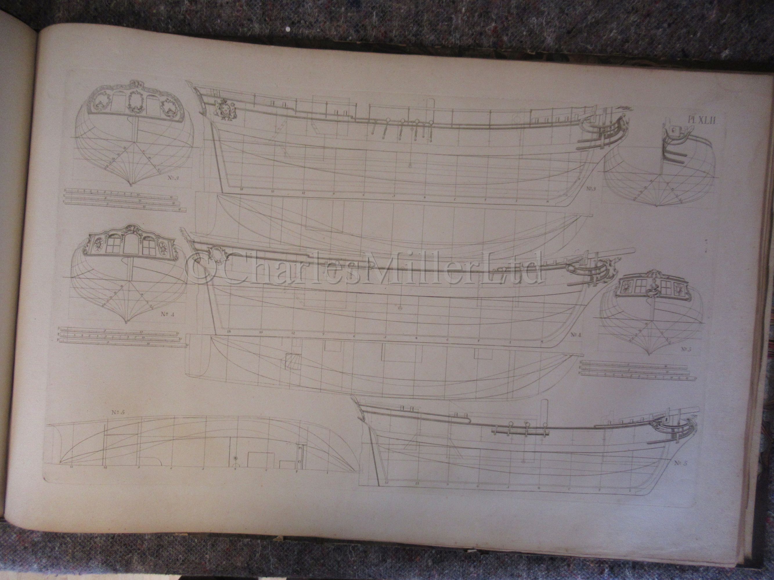 FREDERICK CHAPMAN: 'ARCHITECTURA NAVALIS MERCATORIA...' , FIRST EDITION, 1768; FREDRICK HENRIK - Image 16 of 28