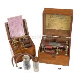 A RARE DR HEARDER'S PATENT GALVANIC MACHINE, CIRCA 1875