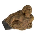 A LIMEWOOD FIGUREHEAD, POSSIBLY NORTHERN EUROPEAN, EARLY 19TH CENTURY