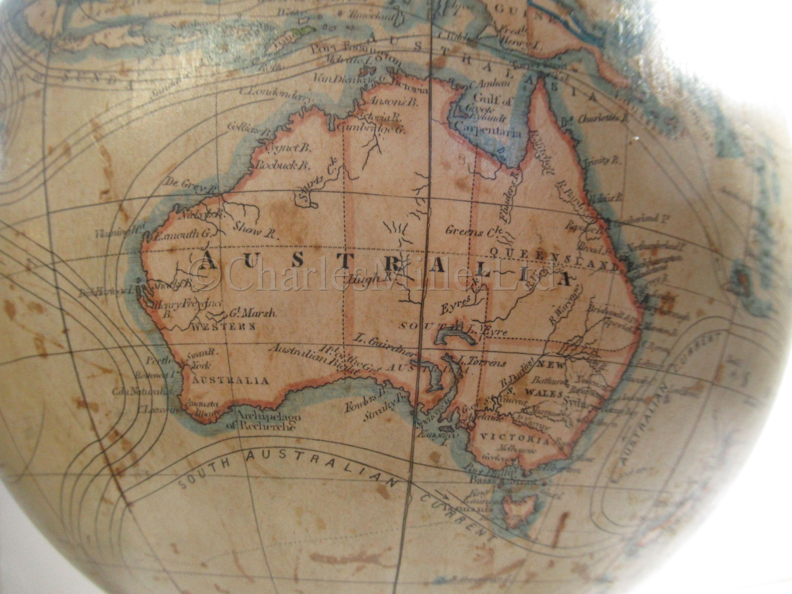 A 10IN. TERRESTRIAL GLOBE BY C. SMITH & SON, LONDON. CIRCA 1890 - Image 7 of 12