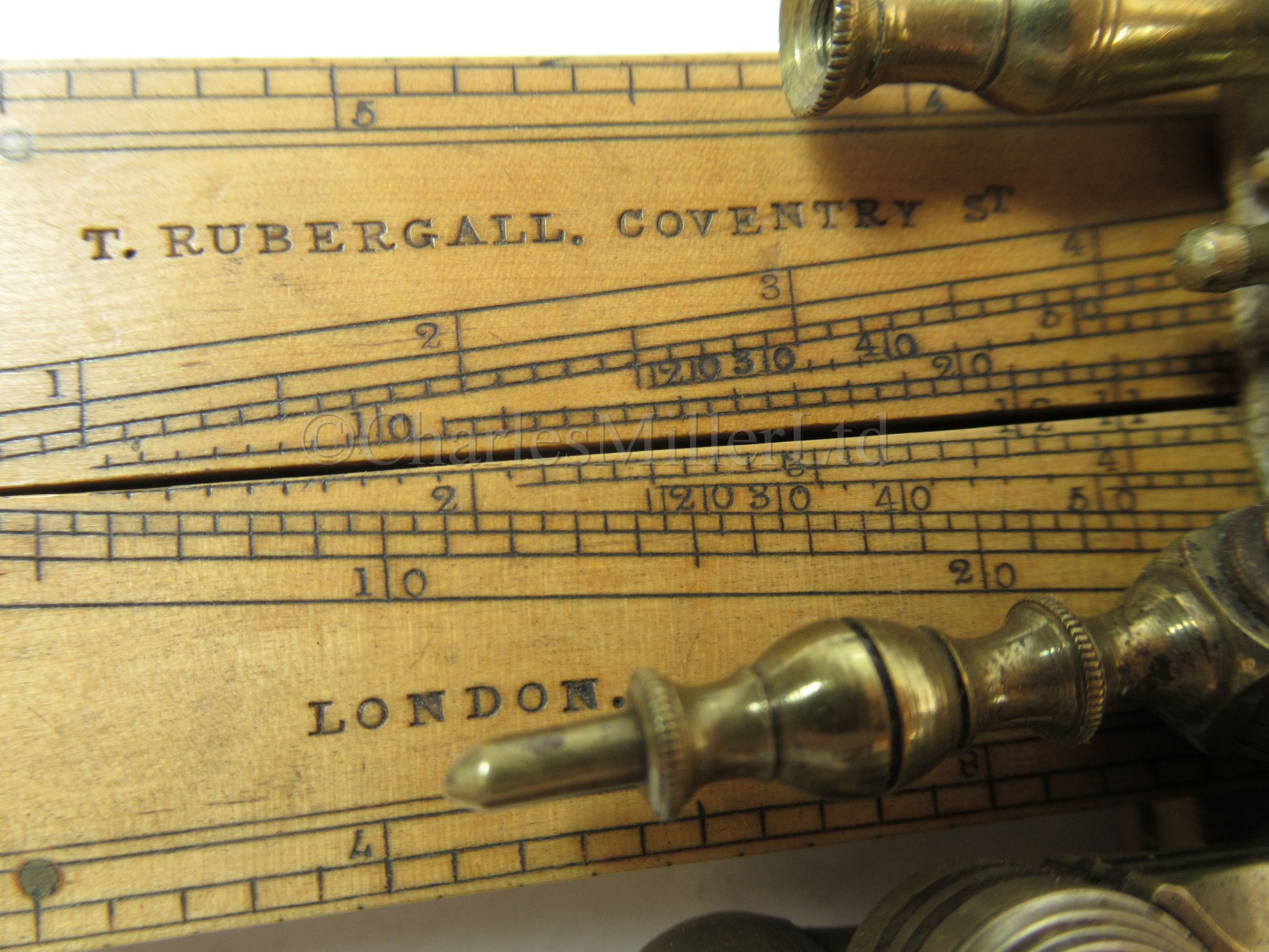 A DRAWING SET ETUI BY THOMAS RUBERGALL, LONDON, CIRCA 1850 - Image 4 of 17