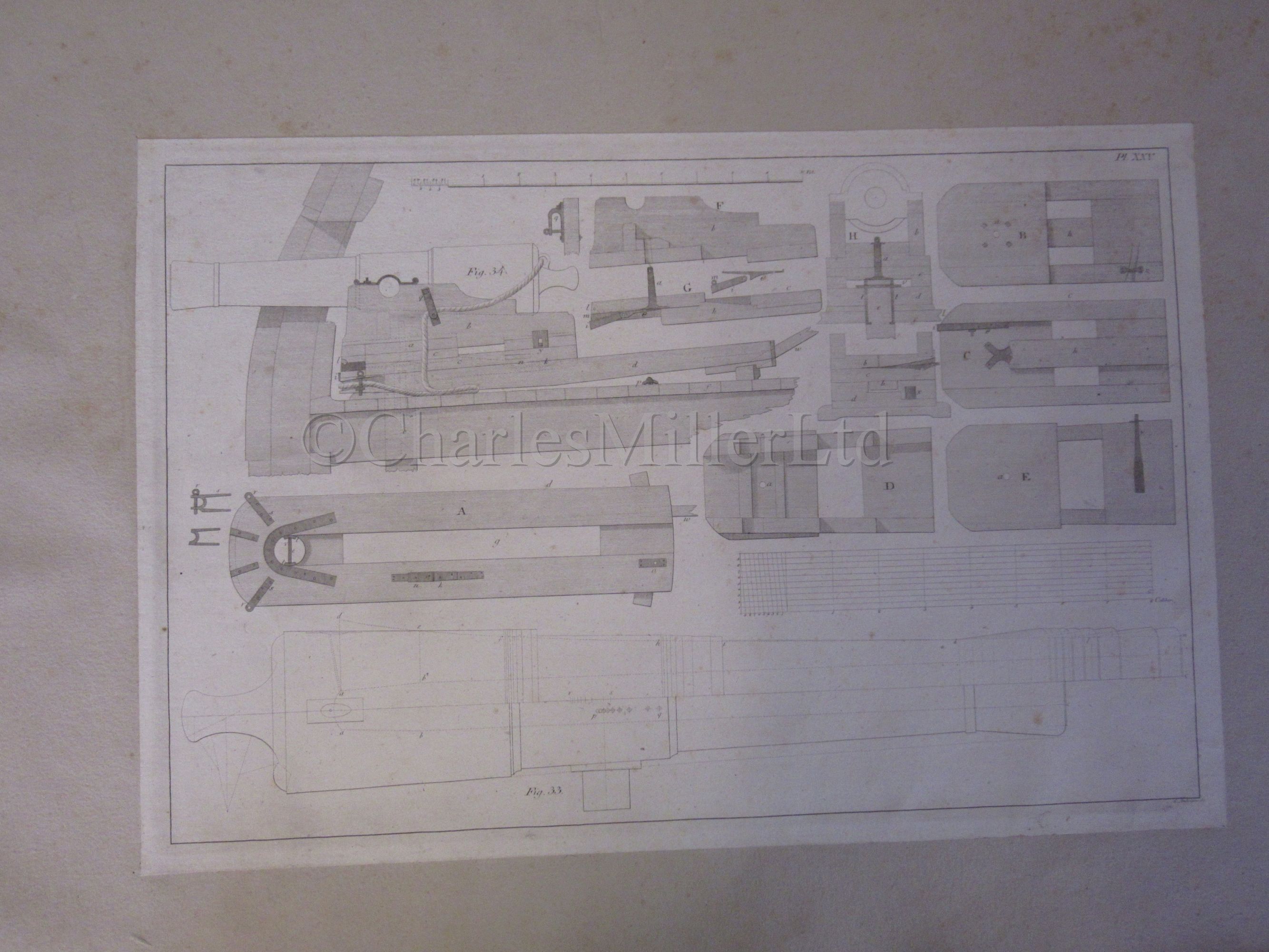 FREDERICK CHAPMAN: 'ARCHITECTURA NAVALIS MERCATORIA...' , FIRST EDITION, 1768; FREDRICK HENRIK - Image 27 of 28