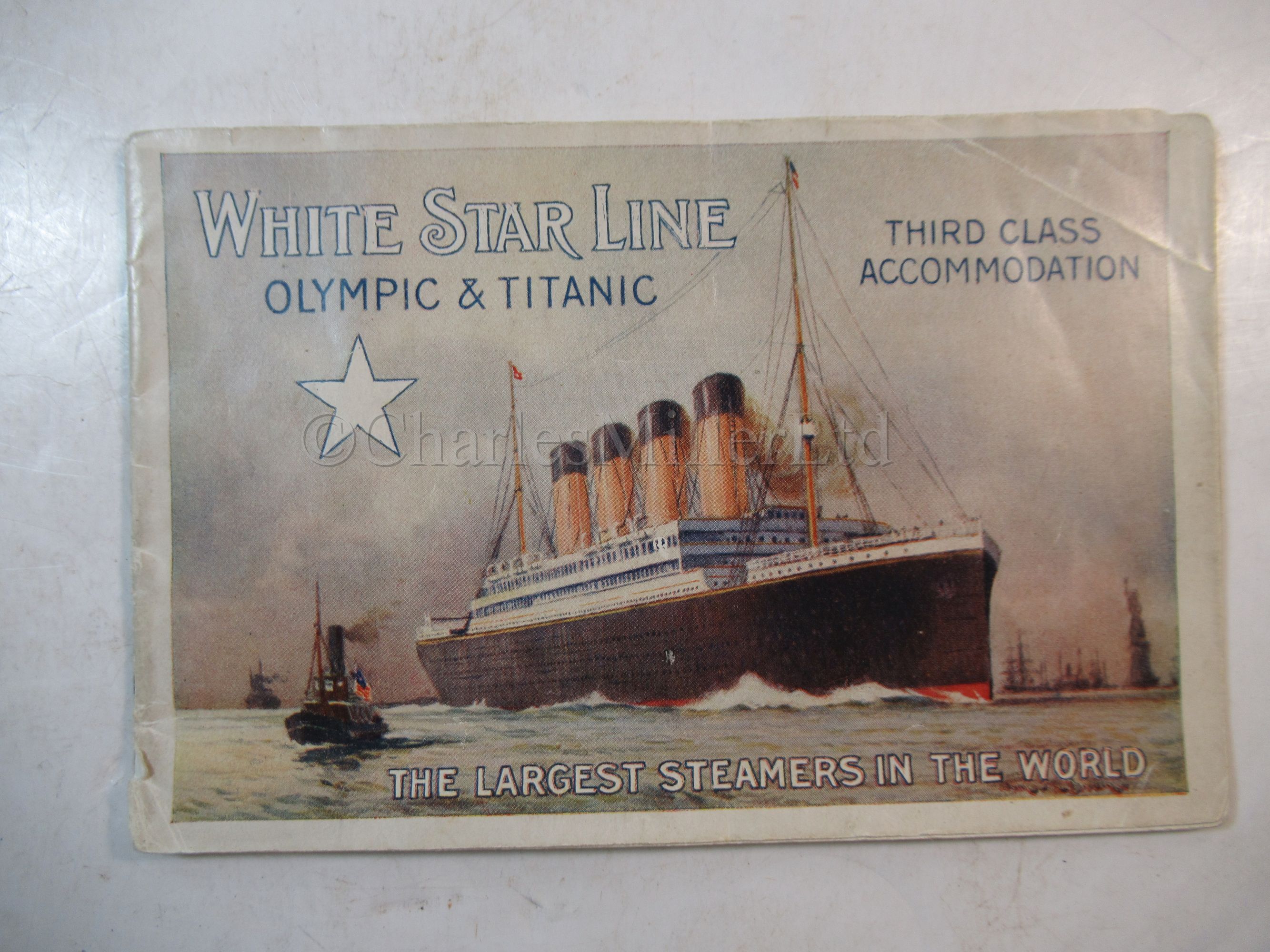 AN EXCEEDINGLY RARE TITANIC PROMOTIONAL BROCHURE - Image 3 of 15