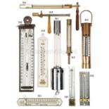 A COLLECTION OF THERMOMETERS BY NEGRETTI & ZAMBRA, LONDON, VARIOUS DATES