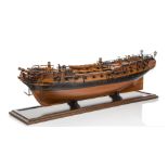 A VERY FINE 1:36 SCALE ADMIRALTY BOARD STYLE MODEL FOR THE SIXTH RATE 28 GUNS SHIP ENTERPRISE