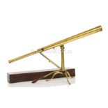 A FINE 2IN. REFRACTING LIBRARY TELESCOPE BY W. & S. JONES, LONDON, CIRCA 1820