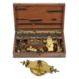 A CASED SET OF OPTICAL ACCESSORIES BY ROBINSON, LONDON, CIRCA 1840