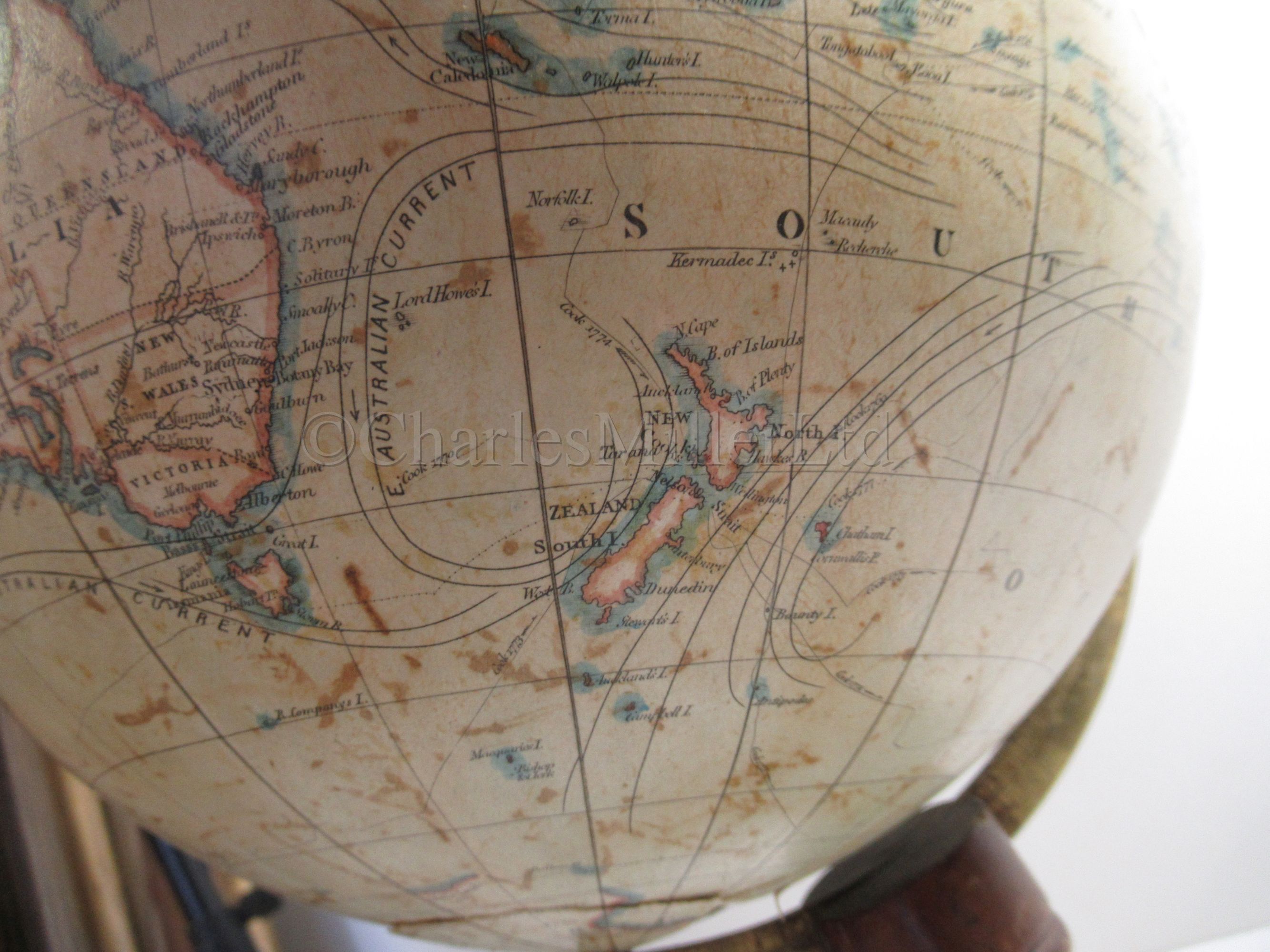 A 10IN. TERRESTRIAL GLOBE BY C. SMITH & SON, LONDON. CIRCA 1890 - Image 8 of 12