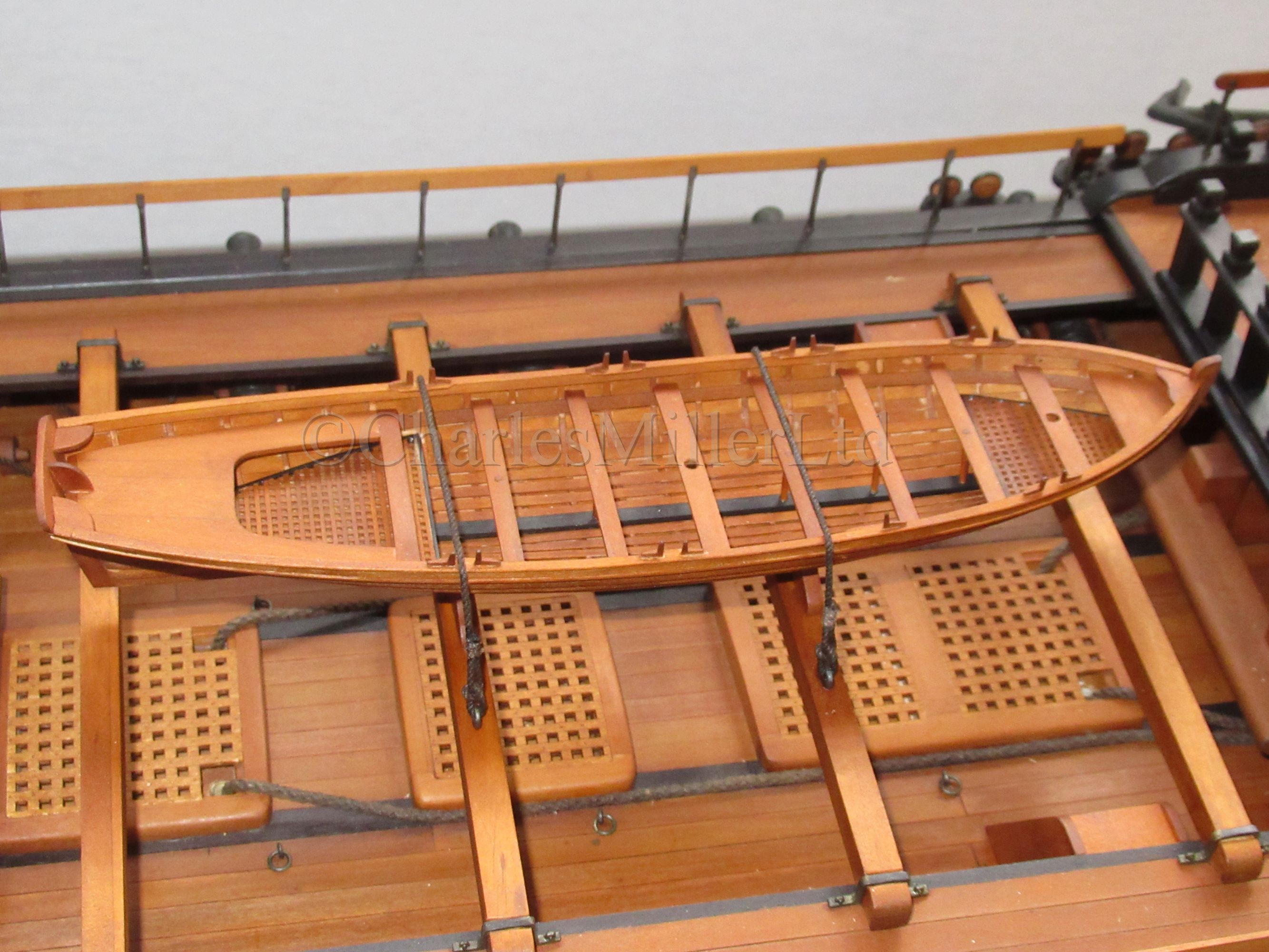 A VERY FINE 1:36 SCALE ADMIRALTY BOARD STYLE MODEL FOR THE SIXTH RATE 28 GUNS SHIP ENTERPRISE - Image 6 of 25