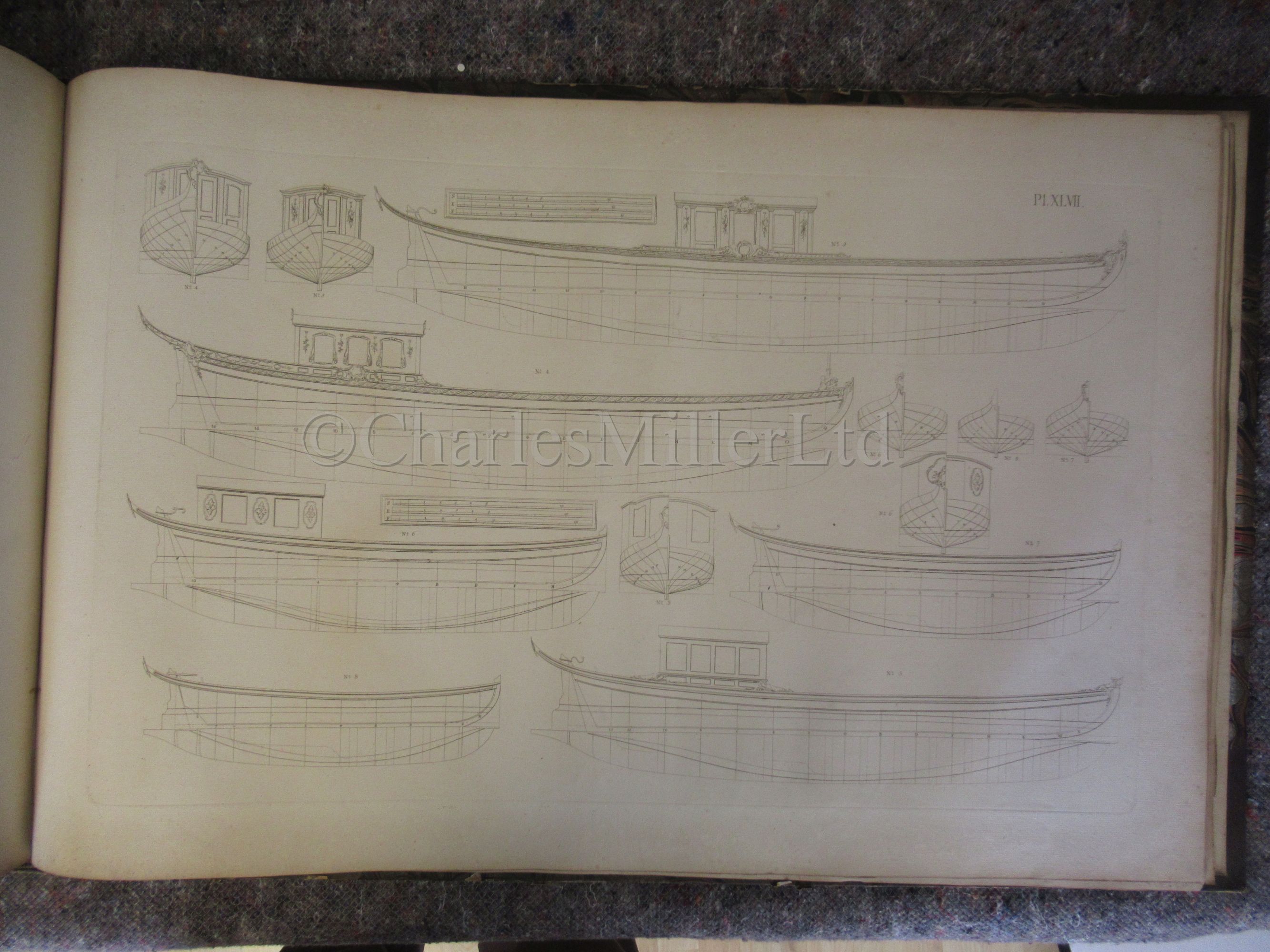 FREDERICK CHAPMAN: 'ARCHITECTURA NAVALIS MERCATORIA...' , FIRST EDITION, 1768; FREDRICK HENRIK - Image 13 of 28