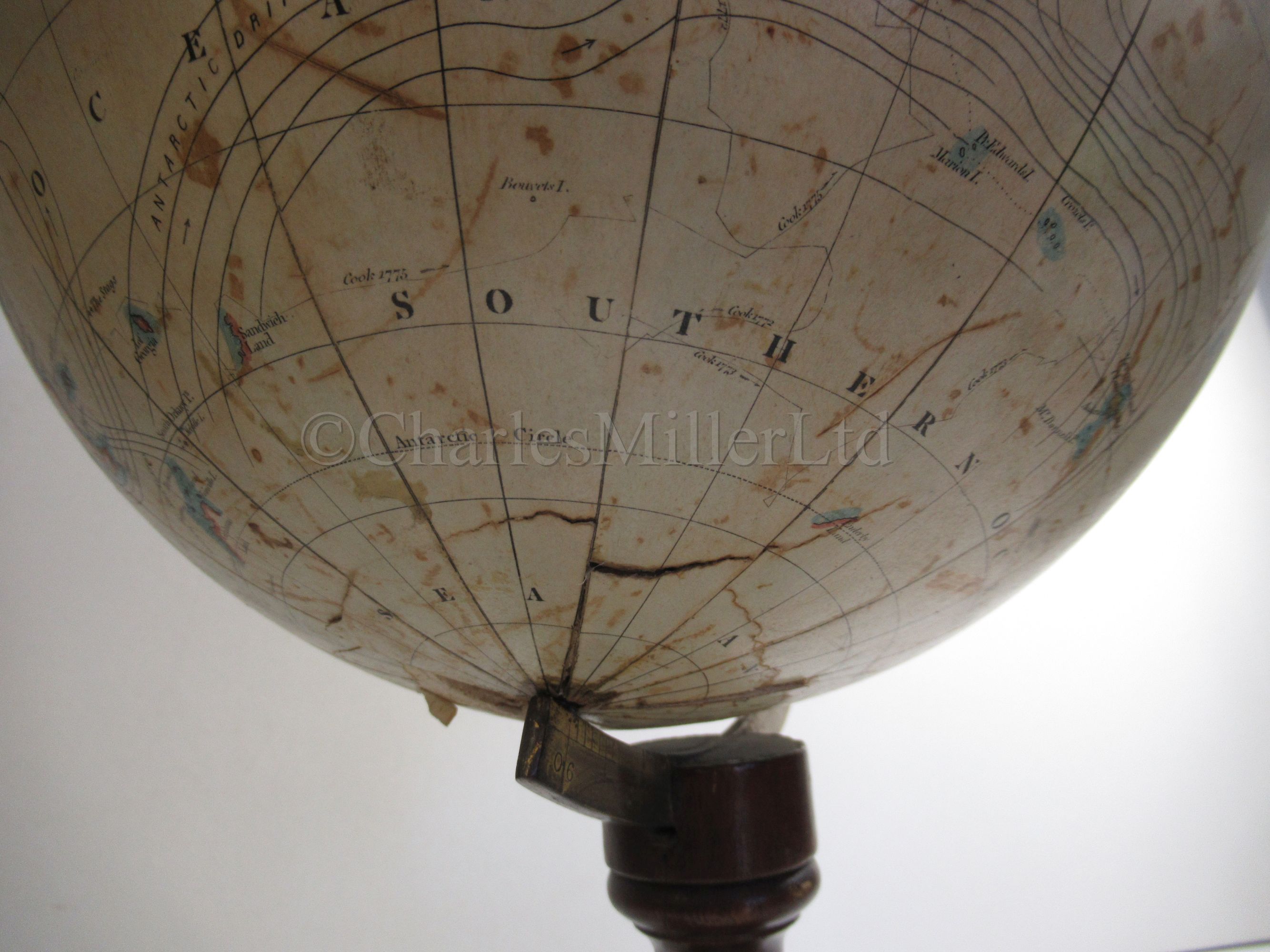 A 10IN. TERRESTRIAL GLOBE BY C. SMITH & SON, LONDON. CIRCA 1890 - Image 12 of 12