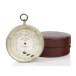 A FINE WATKIN PATENT EXTENDED SCALE BAROMETER/ALTIMETER, BY J. HICKS, LONDON, CIRCA 1889