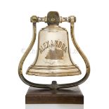 THE MAIN FOREMAST BELL FROM H.M. ROYAL YACHT 'ALEXANDRA', 1907