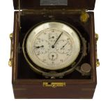 A RARE HAMILTON MODEL 221 4-ORBIT TWO-DAY MARINE CHRONOMETER, 1944