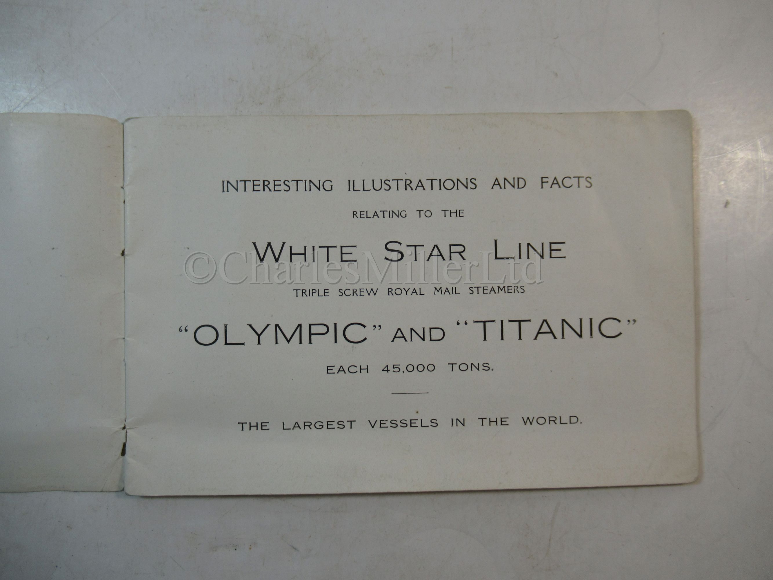 AN EXCEEDINGLY RARE TITANIC PROMOTIONAL BROCHURE - Image 4 of 15