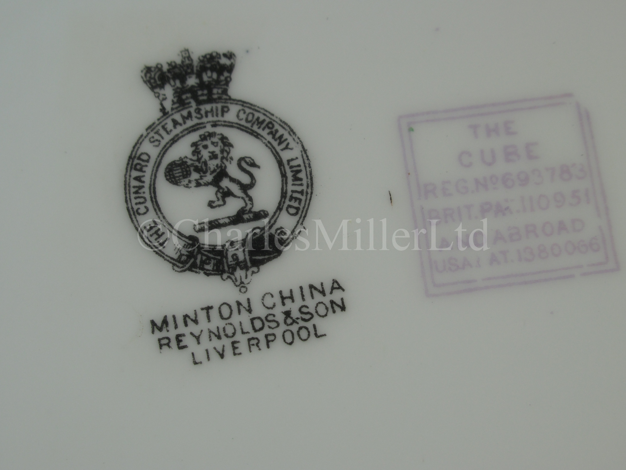 A Cunard Steam Ship Company Limited cube tea pot - Image 4 of 5