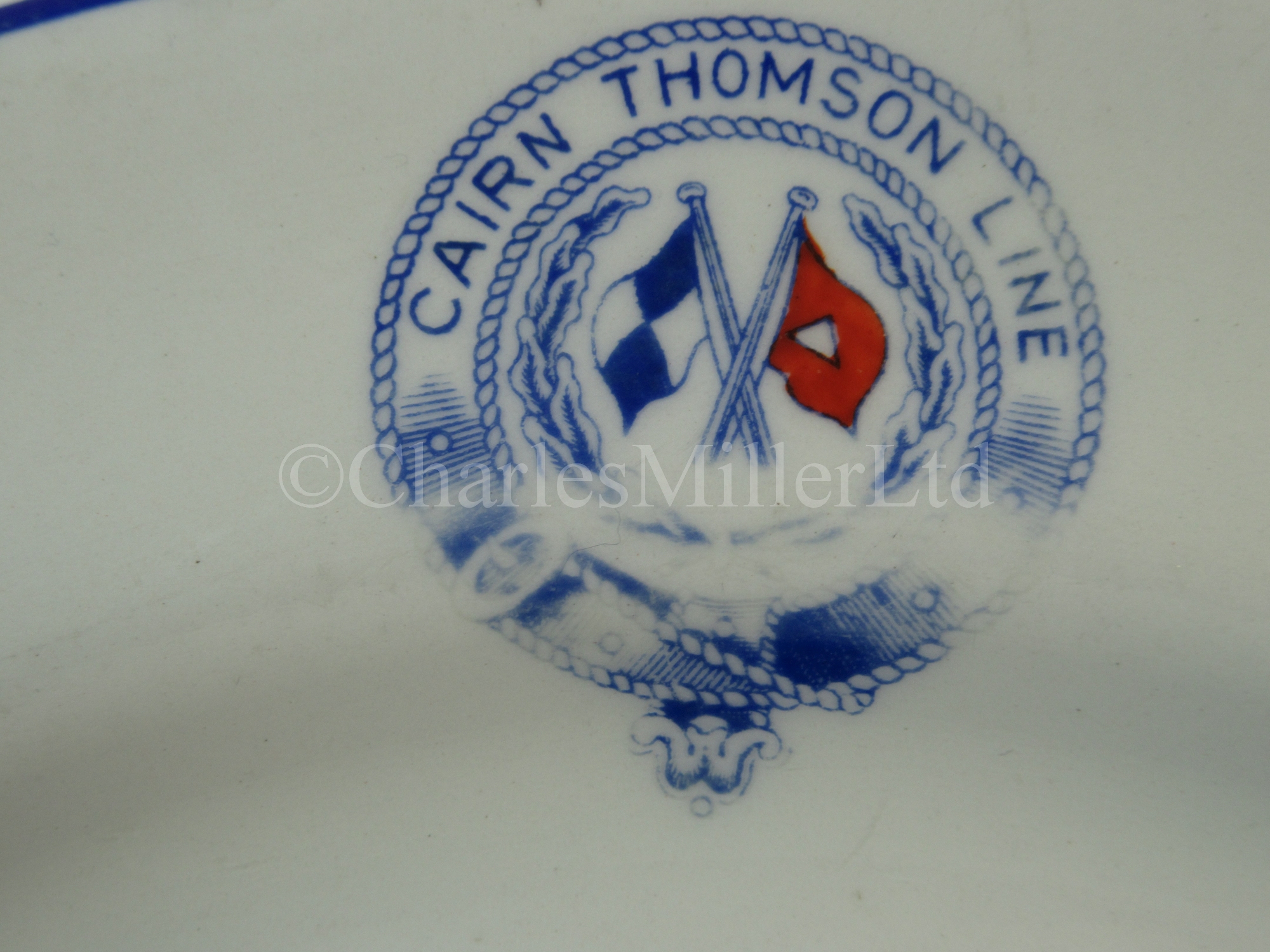 A Cairn Thomson Line plate - Image 2 of 7