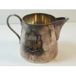 A P&O Line souvenir plated milk jug, from S.S. 'Oronsay'