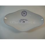 A Caledonian Steam Packet Company Irish Services Ltd oval dish