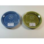 Two Cie De Navigation Paquet pin trays