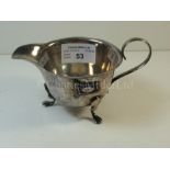 An Elders & Fyffes Line souvenir plated sauce jug, from S.S. 'Carare'