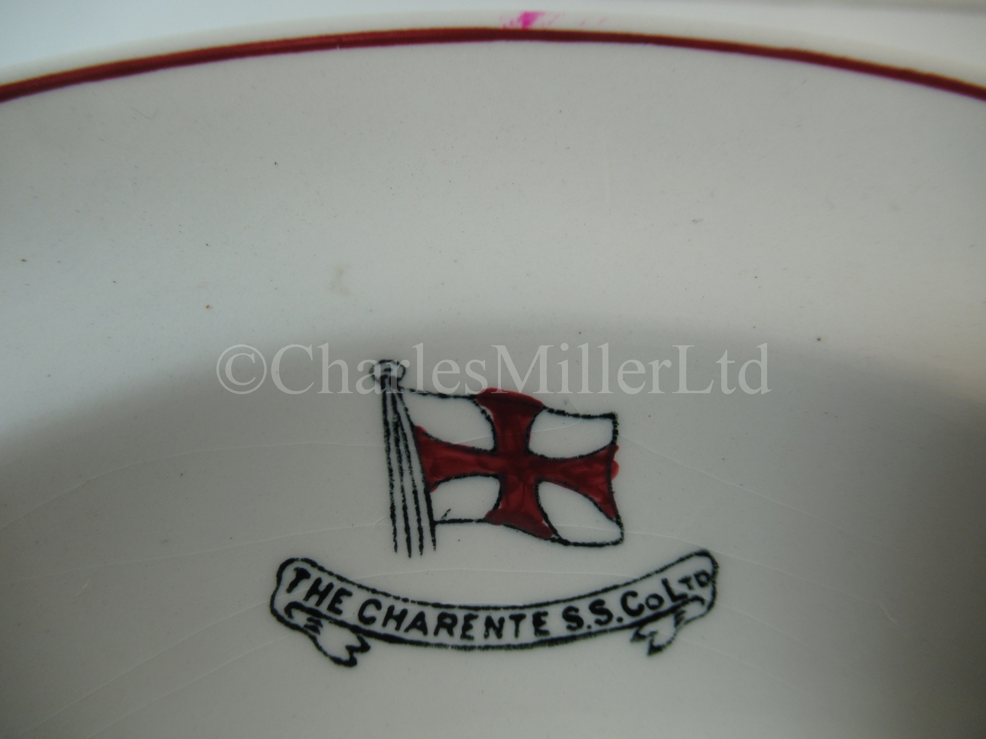 A Charente Steam Ship Company soup bowl - Image 3 of 6