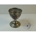 An Orient Steam Navigation Company souvenir plated egg cup, from R.M.S. 'Osterley'