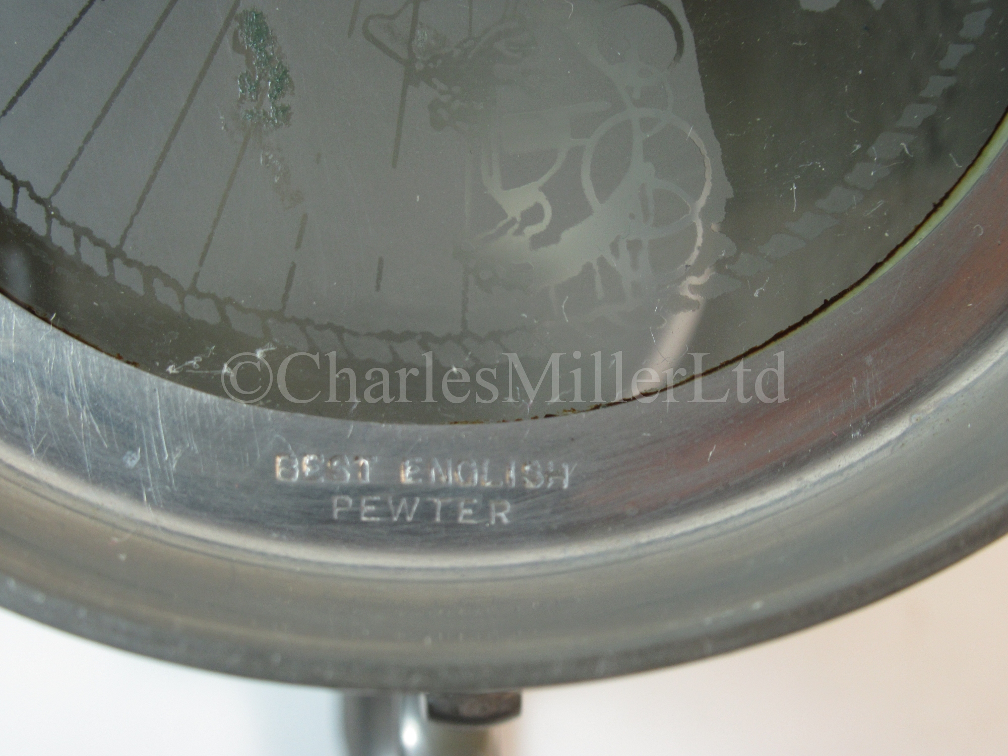 A Cunard souvenir pewter tankard, from R.M.S. 'Queen Mary' - Image 8 of 8