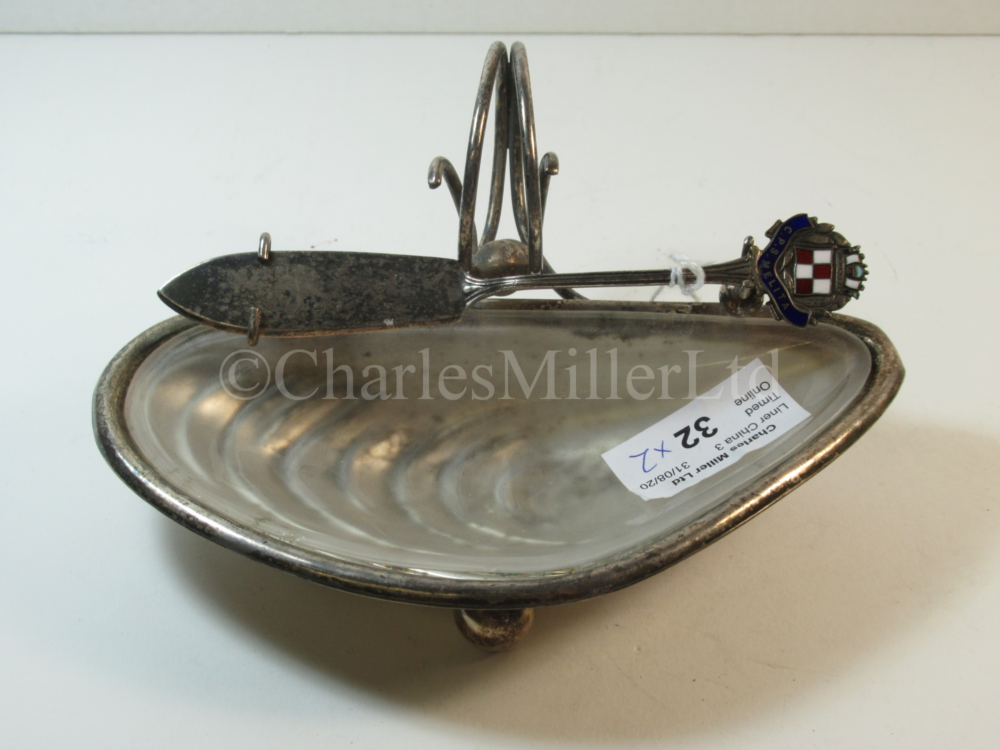 A Canadian Pacific Steamship Lines souvenir butter dish, from C.P.S. 'Melita' - Image 6 of 7