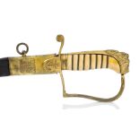 Ø AN 1805 PATTERN NAVAL SWORD BY SALTER