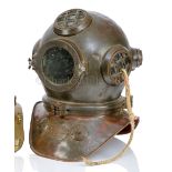 A THREE-BOLT SHALLOW DIVE HELMET BY C.E. HEINKE CO. LTD, LONDON, CIRCA 1920