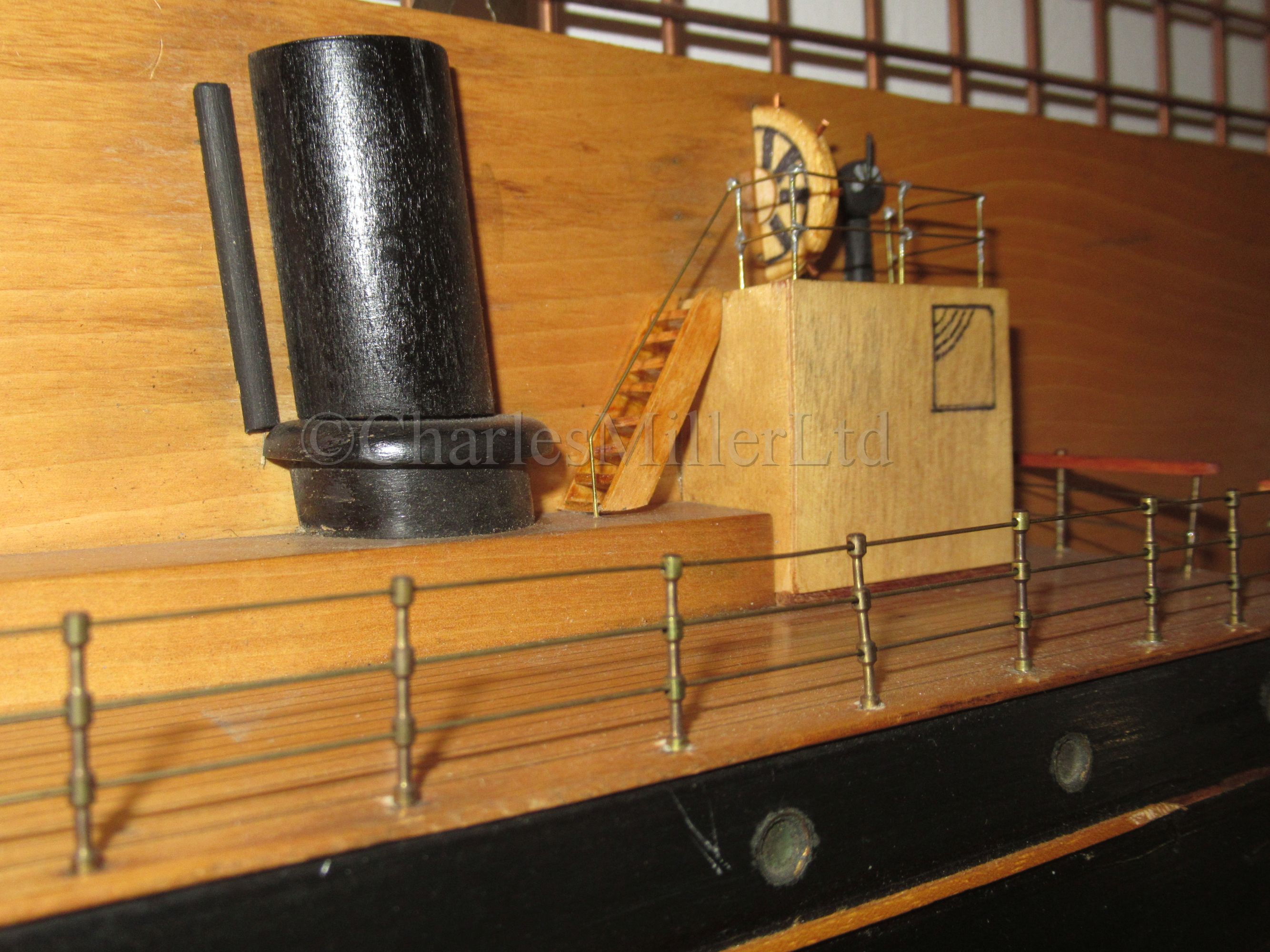A BUILDER'S HALF-BLOCK MODEL FOR THE S.S NUEVO ACUNA, BUILT BY H. MCINTYRE & CO., PAISLEY, 1885 - Image 7 of 10