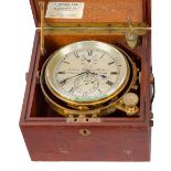 A TWO DAY MARINE CHRONOMETER BY KELVIN, WHITE & HUTTON, LONDON, CIRCA 1918