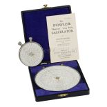 A FOWLER'S 'MAGNUM' LONG SCALE CALCULATOR