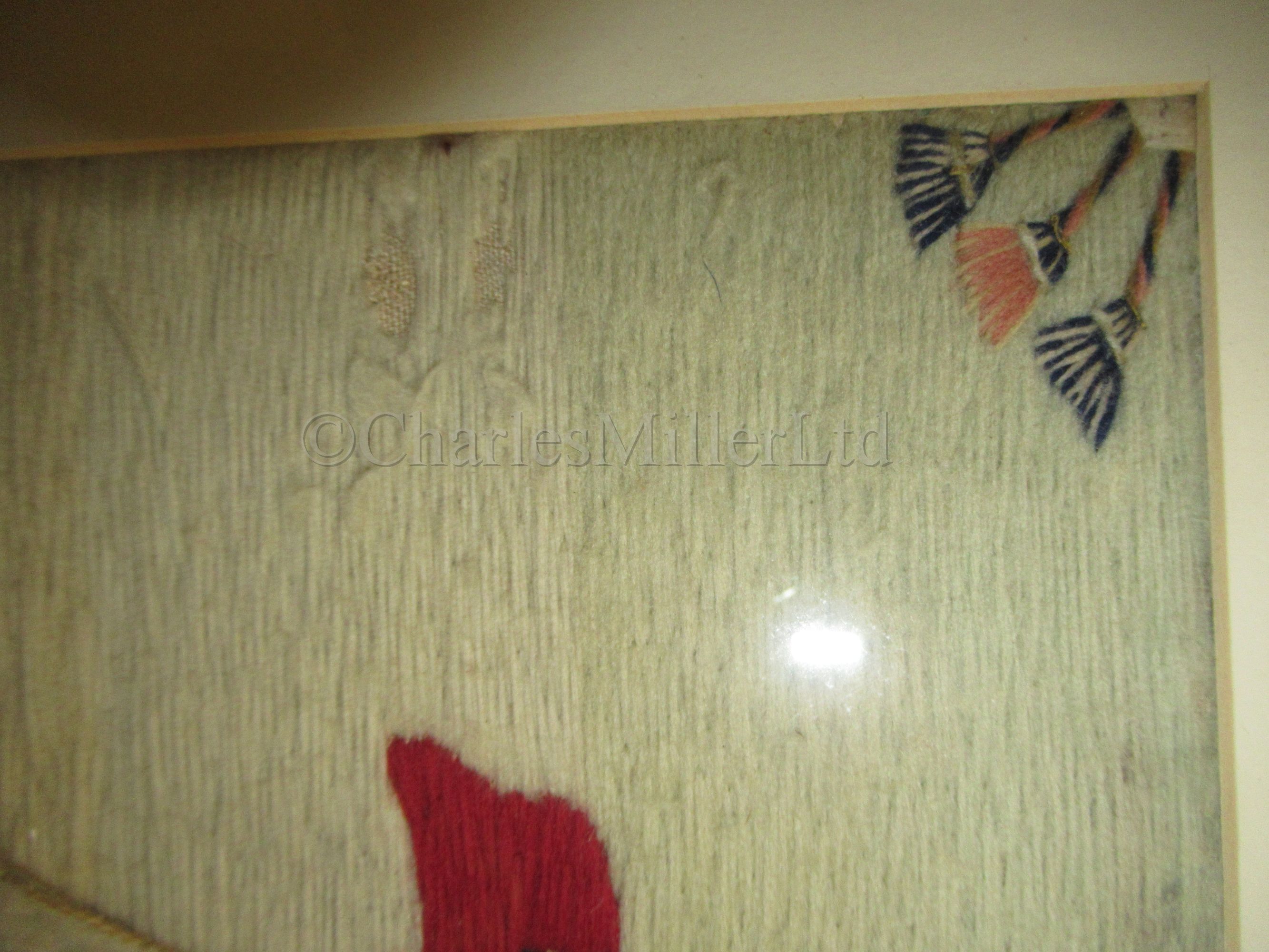 A 19TH CENTURY SAILOR'S WOOLWORK PICTURE - Image 5 of 6