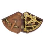 A RARE AND HISTORICALLY INTERESTING 4IN. RADIUS POCKET SURVEYING SEXTANT BY JESSE RAMSDEN, LONDON,